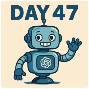 Day 47 With Robot