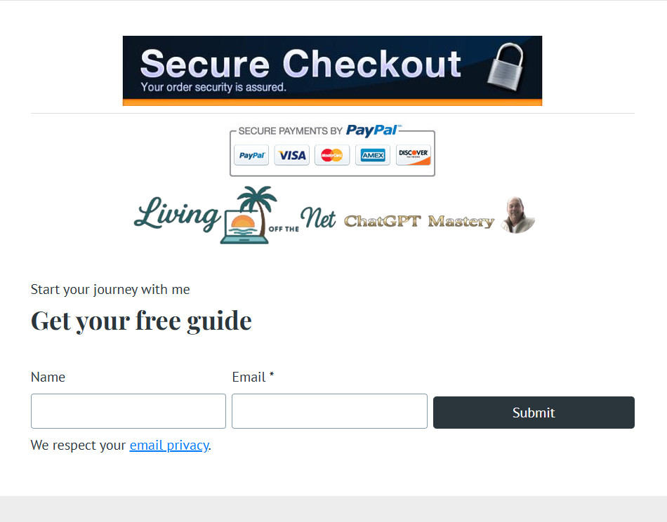 Living Off The Net Image of a Patm Tree
